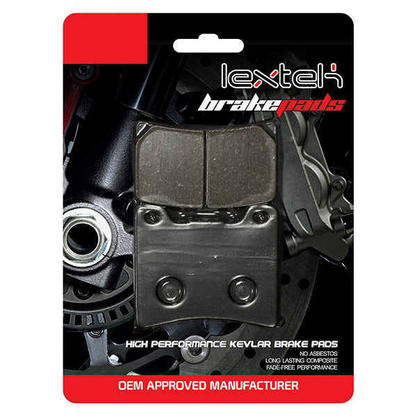 Lextek Brake Pads FA088 FDB337/R SBS555 VD236 7mm