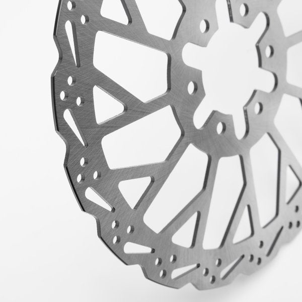 Full-E Charged Rear Silver Brake Disc For Sur-Ron Light Bee