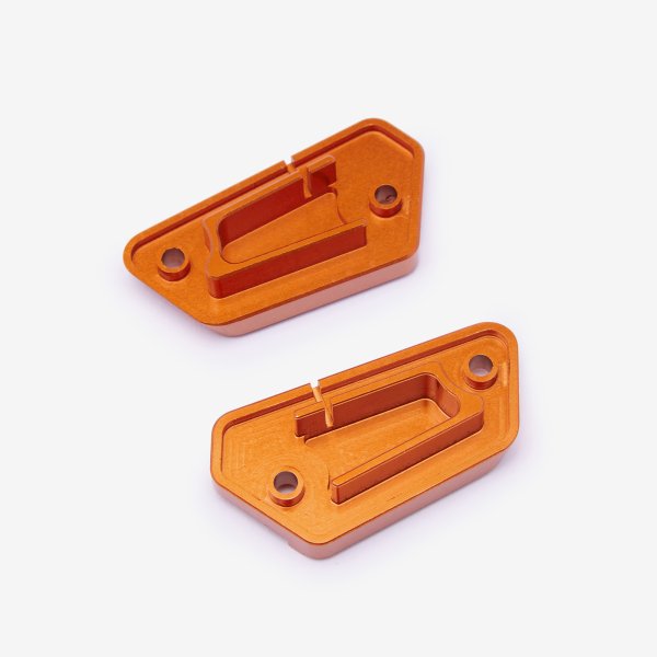 Full-E Charged Brake Reservoir Caps Orange for Light Bee