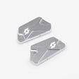 Full-E Charged Brake Reservoir Caps Silver for Light Bee