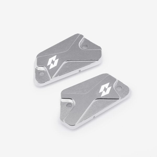 Full-E Charged Brake Reservoir Caps Silver for Light Bee