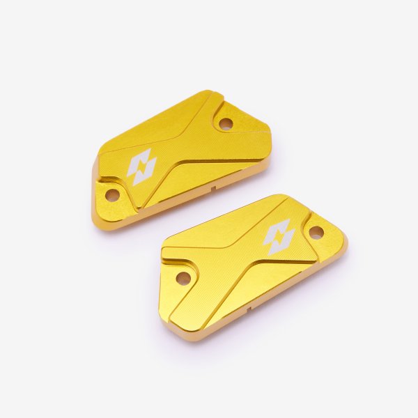 Full-E Charged Brake Reservoir Caps Gold for Light Bee