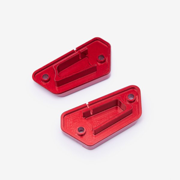 Full-E Charged Brake Reservoir Caps Red for Light Bee