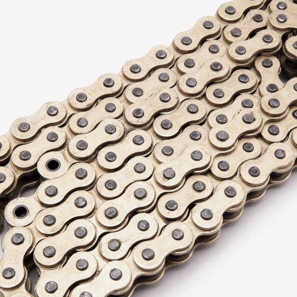 Lextek Motorcycle Drive Chain 420-106 Links Gold