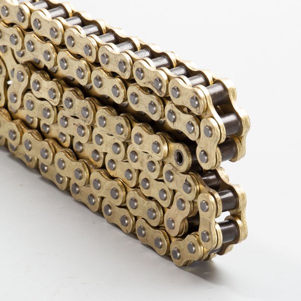 Lextek Motorcycle Drive Chain 428-114 Links Gold