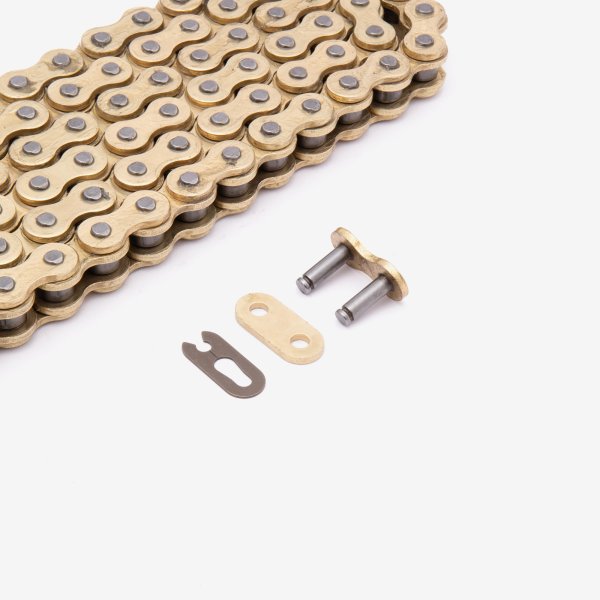 Lextek Motorcycle Drive Chain 520-108 Links Gold for JL250-5, SY125-10