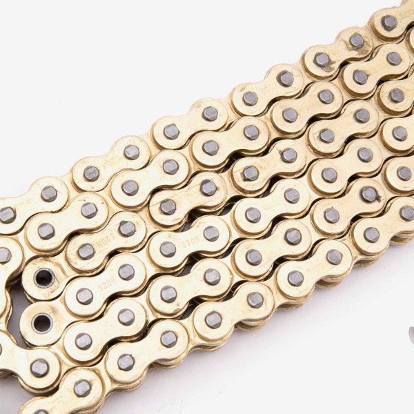 Lextek Motorcycle Drive Chain 520-108 Links Gold for JL250-5, SY125-10