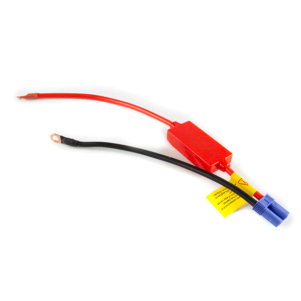 Lextek Motorcycle Portable Jump Starter Lead With Ring Terminals