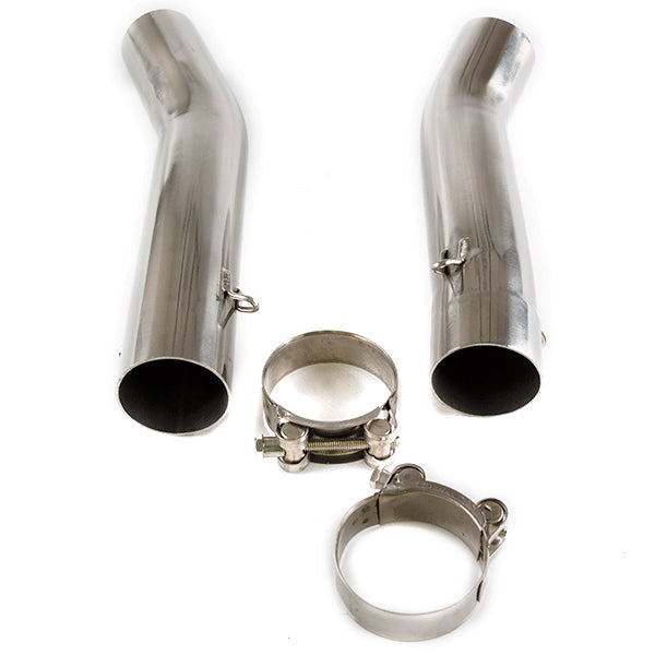 Lextek Stainless Steel Link Pipes for Aprilia RSV1000 (04-08)