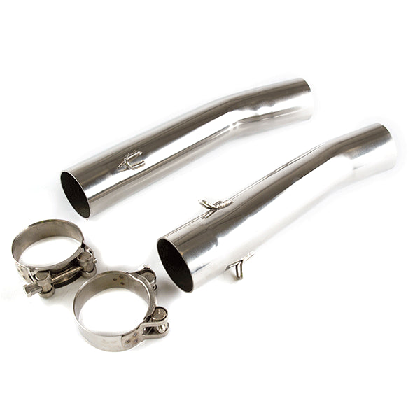 Lextek Stainless Steel Link Pipes for Aprilia RSV1000 (04-08)