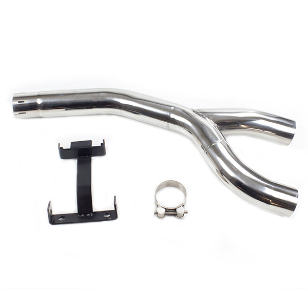 Lextek Stainless Steel Link Pipe for Yamaha FZ6 (new fazer) (04-10)
