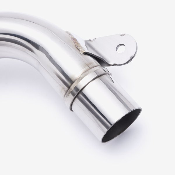 Lextek Stainless Steel De-Cat Link Pipe for Yamaha FZ6 (04-10)
