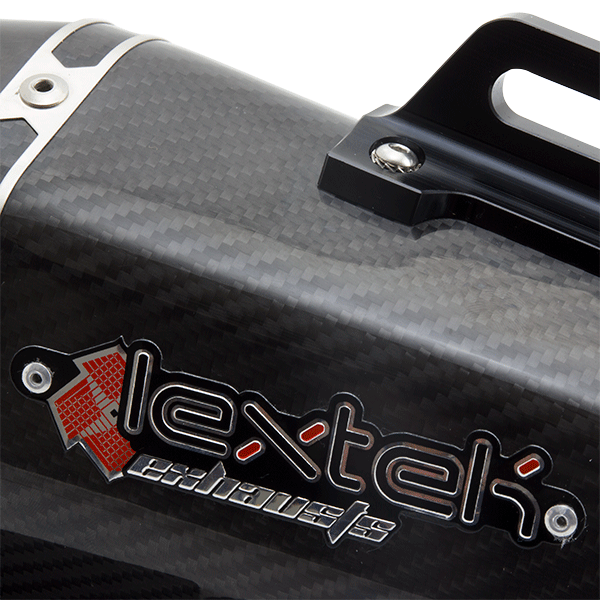 Lextek XP8C Carbon Effect Hexagonal Exhaust Silencer 51mm