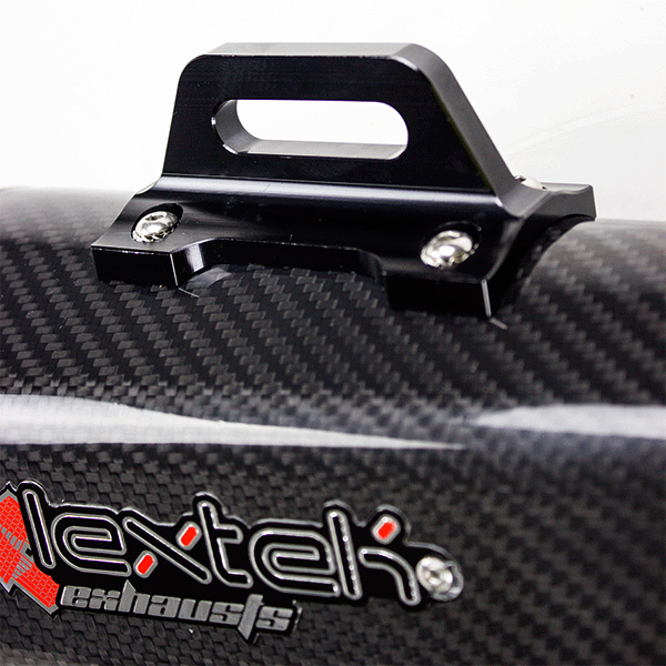 Lextek XP8C Carbon Effect Hexagonal Exhaust Silencer 51mm
