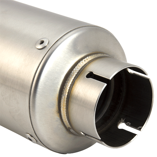 Lextek CP1 Matt S/Steel 150S Exhaust Silencer 51mm