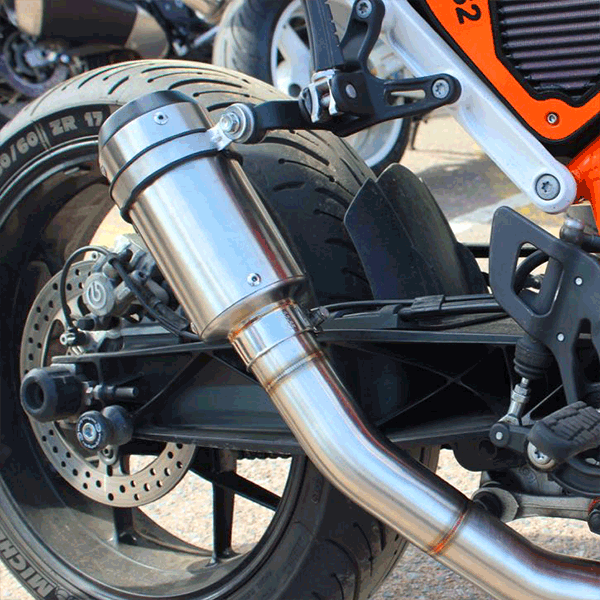 Lextek CP1 Matt S/Steel 150S Exhaust Silencer 51mm