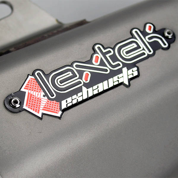Lextek XP10 Titanium Look Hexagonal Exhaust Silencer 51mm