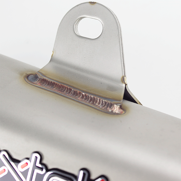 Lextek XP10 Titanium Look Hexagonal Exhaust Silencer 51mm