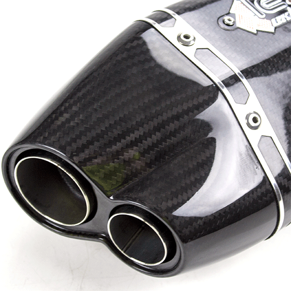Lextek XP13C Carbon Effect Hexagonal Exhaust Silencer 51mm