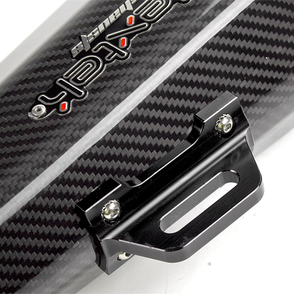 Lextek XP13C Carbon Effect Hexagonal Exhaust Silencer 51mm