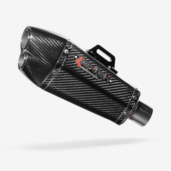 Lextek XP13C Carbon Effect Hexagonal Exhaust Silencer 51mm