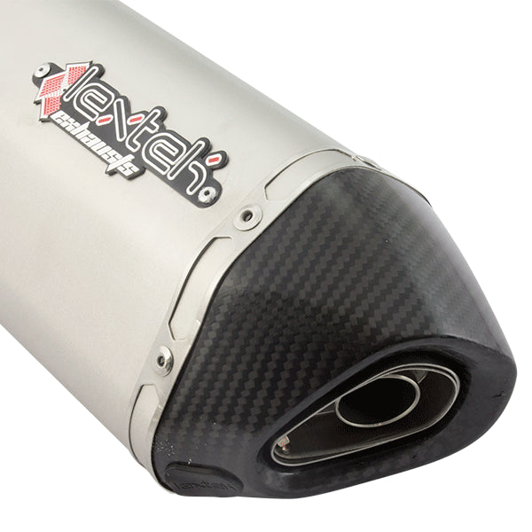 Lextek Matt S/Steel SP1L Left Hand Hexagonal Exhaust Silencer