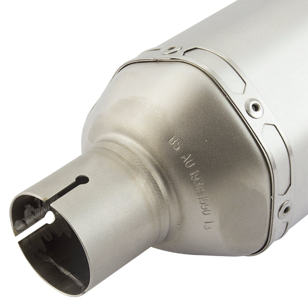 Lextek Matt S/Steel SP1L Left Hand Hexagonal Exhaust Silencer