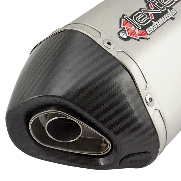 Lextek ST1 Matt S/Steel Hexagonal Exhaust Silencer 60mm