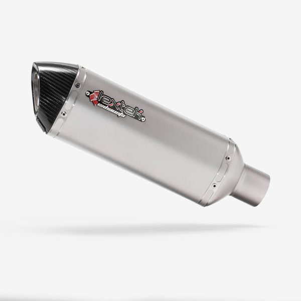 Lextek ST1 Matt S/Steel Hexagonal Exhaust Silencer 60mm