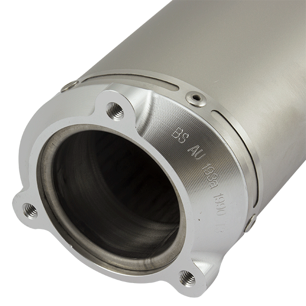 Lextek O31 Matt S/Steel Exhaust Silencer (3 Bolt) Bandit