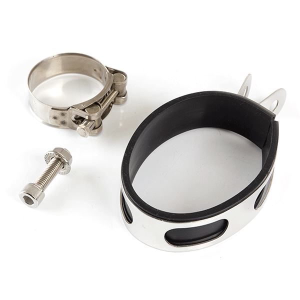 Lextek Gloss Carbon Tip RP1 Exhaust Silencer 51mm Inlet