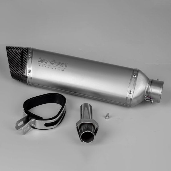 Lextek ST4 350mm Titanium Exhaust Silencer 60mm