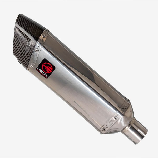 Lextek SP4 Polished Stainless Steel SP4 Exhaust Silencer 51mm 51mm