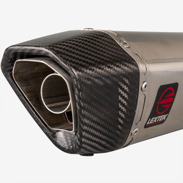 Lextek SP4 Polished Stainless Steel SP4 Exhaust Silencer 51mm 51mm
