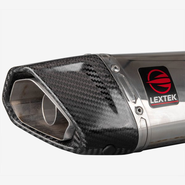 Lextek SP4 Polished Stainless Steel SP4 Exhaust Silencer 51mm 51mm