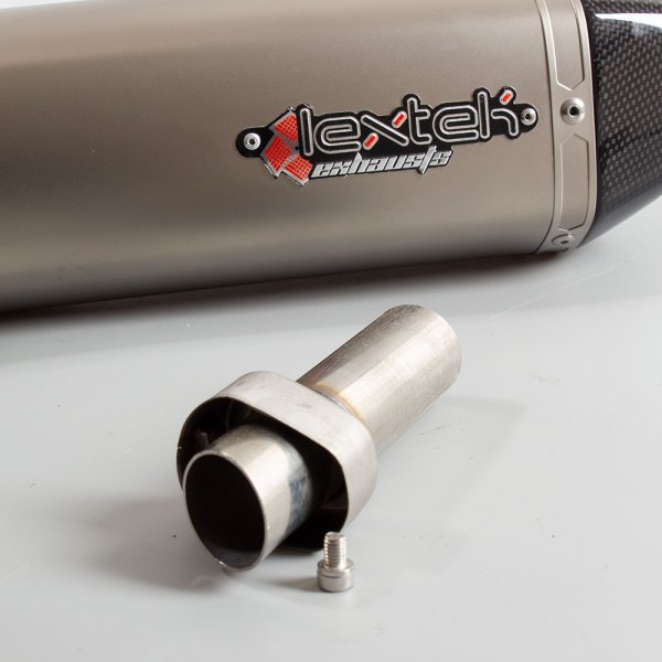 Lextek VP1L Exhaust Silencer with Carbon Tip (Left Side)