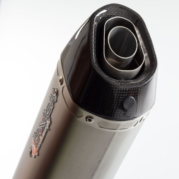 Lextek VP1L Exhaust Silencer with Carbon Tip (Left Side)