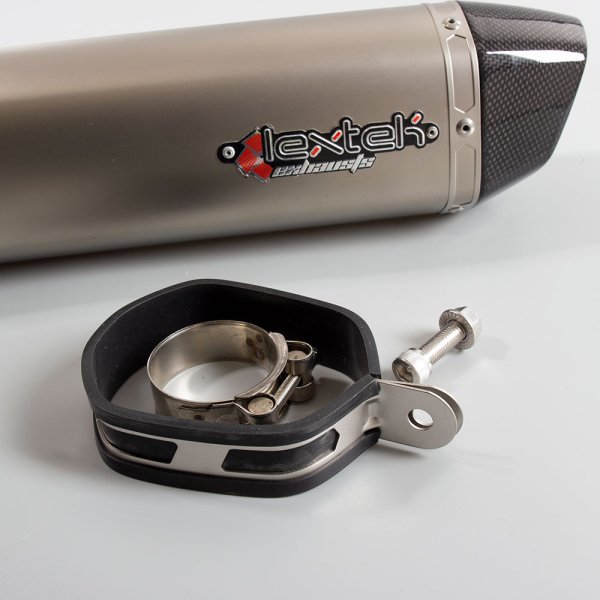 Lextek VP1L Exhaust Silencer with Carbon Tip (Left Side)