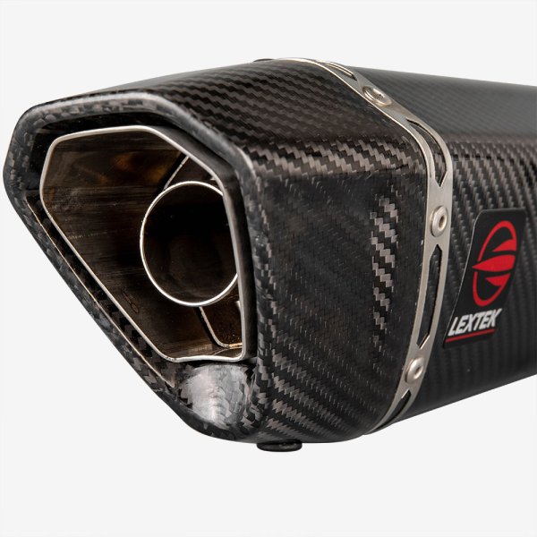 Lextek SP9C Gloss Carbon Fibre Silencer 51mm