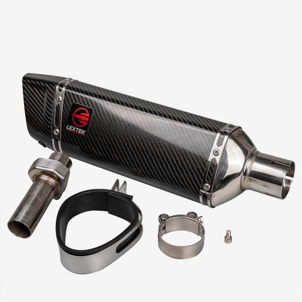 Lextek SP9C Gloss Carbon Fibre Silencer 51mm