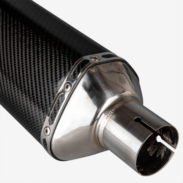 Lextek SP9C Gloss Carbon Fibre Silencer 51mm