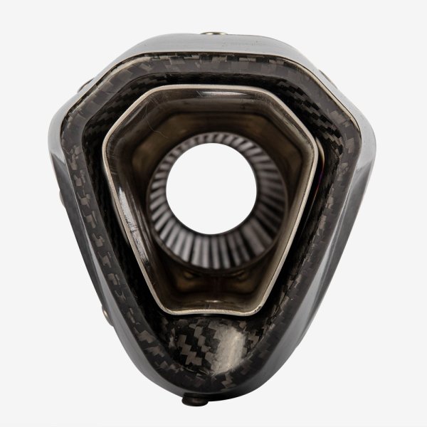 Lextek SP7C Gloss Carbon Fibre Silencer 51mm