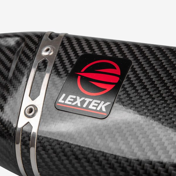 Lextek SP7C Gloss Carbon Fibre Silencer 51mm