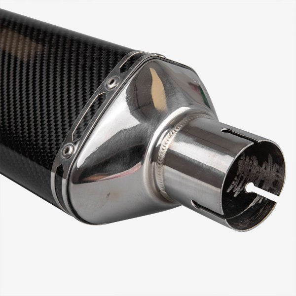 Lextek SP7C Gloss Carbon Fibre Silencer 51mm
