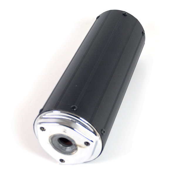Black Exhaust Silencer 360mm
