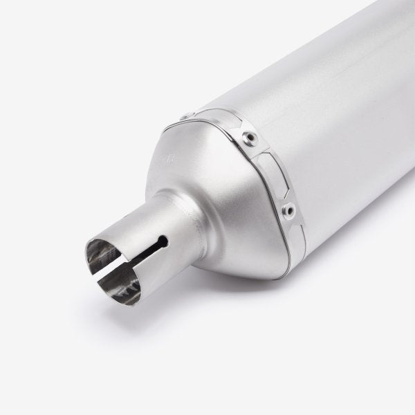 Lextek SA1 Matt S/Steel Hexagonal Exhaust Silencer 37mm