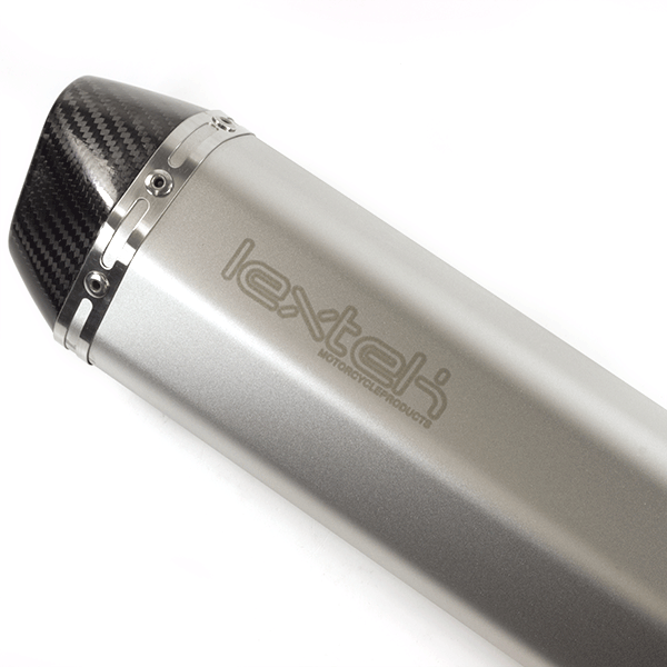 Lextek SA1 Matt S/Steel Hexagonal Exhaust Silencer 37mm