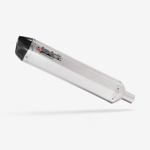 Lextek SA1 Matt S/Steel Hexagonal Exhaust Silencer 37mm