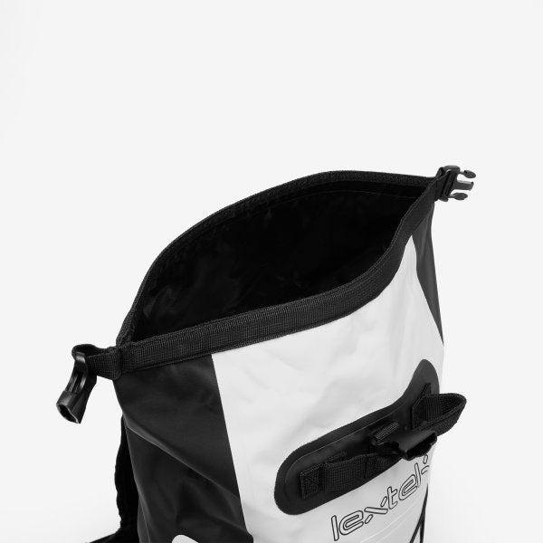 Lextek Waterproof Dry Bag Backpack 30L White/Black