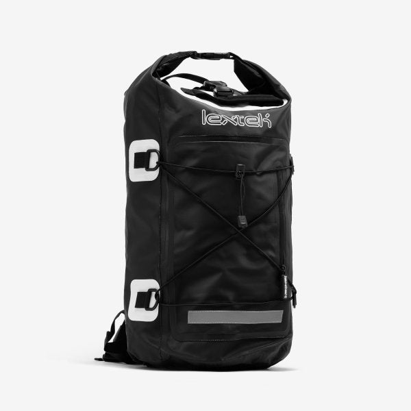 Lextek Waterproof Dry Bag Backpack 30Litre Black
